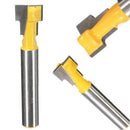 3/8'' T-Slot Cutter 1/4'' Shank Steel Handle Milling Router Bit for Woodworking