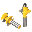 2Pieces 1/2'' Shank Router Bit Set 120 Degree Woodworking Groove Chisel Cutter Tool