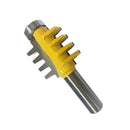 2Pieces 1/2'' 1/4'' Shank Variable Finger Joint Router Bit Glue Joint Cutter Woodworking