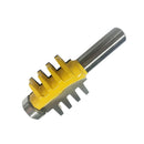 2Pieces 1/2'' 1/4'' Shank Variable Finger Joint Router Bit Glue Joint Cutter Woodworking