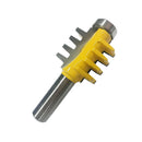 2Pieces 1/2'' 1/4'' Shank Variable Finger Joint Router Bit Glue Joint Cutter Woodworking