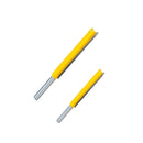 2Pieces 2'' and 2-1/2'' Extra Long Cutting Router Bit 1/4'' Straight Shank Cutter Professional Tools