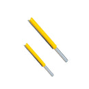 2Pieces 2'' and 2-1/2'' Extra Long Cutting Router Bit 1/4'' Straight Shank Cutter Professional Tools