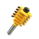 Finger Joint Router Bit Adjustable 5 Blade 3 Flute 1/2'' Woodworking Cutter
