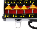 Multi-purpose 35Pieces Router Bit Set 1/4'' Shank Woodworking Cutter Tool + Aluminum Case
