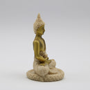 Sandstone Meditating Sitting Buddha Statue Sculpture Religious Handicrafts for Home Decoration
