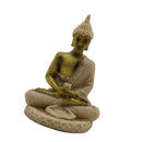 Sandstone Meditating Sitting Buddha Statue Sculpture Religious Handicrafts for Home Decoration