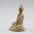 Sandstone Meditating Sitting Buddha Statue Sculpture Religious Handicrafts for Home Decoration