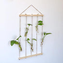 1 Set Hanging Decor Clear Glass Flower Vase Foliage Plant Display Terrarium Bottle Home Art Decor Ornaments