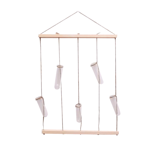 1 Set Hanging Decor Clear Glass Flower Vase Foliage Plant Display Terrarium Bottle Home Art Decor Ornaments