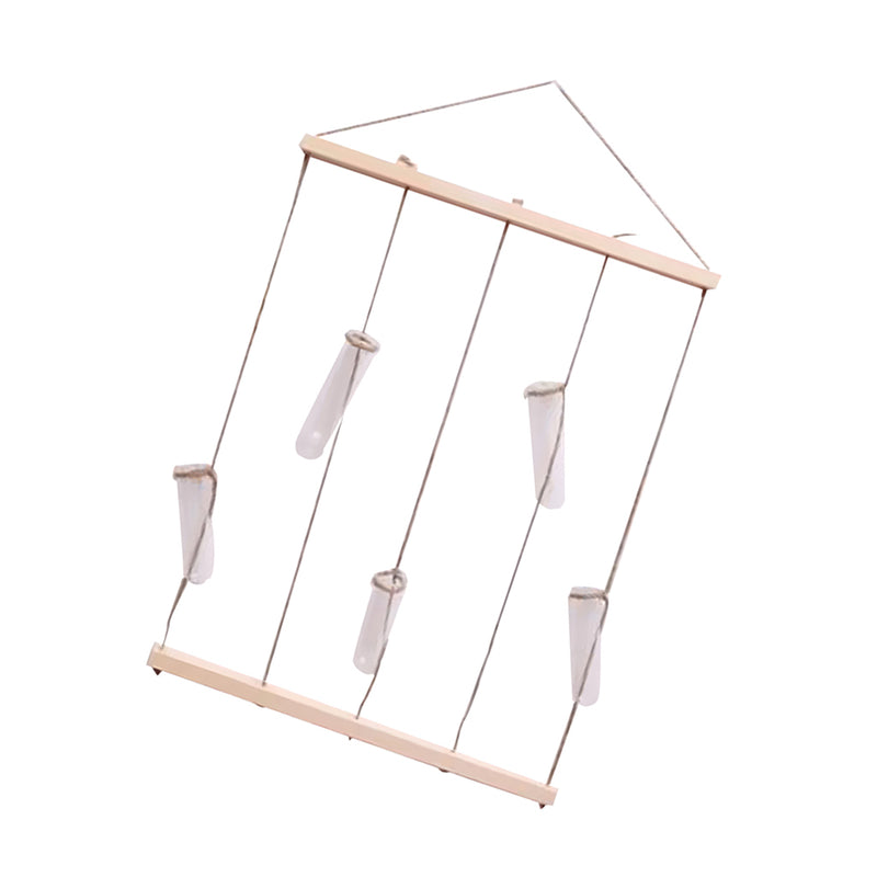 1 Set Hanging Decor Clear Glass Flower Vase Foliage Plant Display Terrarium Bottle Home Art Decor Ornaments