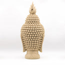 The Hue Sandstone Buddha Head Feng Shui Statue Sculpture Handmade Figurine
