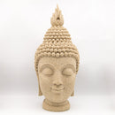 The Hue Sandstone Buddha Head Feng Shui Statue Sculpture Handmade Figurine