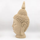 The Hue Sandstone Buddha Head Feng Shui Statue Sculpture Handmade Figurine