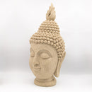 The Hue Sandstone Buddha Head Feng Shui Statue Sculpture Handmade Figurine