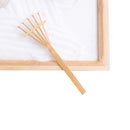 Zen Garden Sand Kit Home Table Feng Shui Rake Pebbles Wooden Tray Ornament