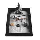 Mini Zen Garden Sand Kit Incenser Burner Spiritual Yoga Meditation Ornament