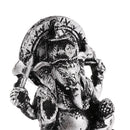 The Hue God Cottage Resin Seated Meditation Ganesha Buddha Statue Figurine -Copper