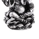 The Hue God Cottage Resin Seated Meditation Ganesha Buddha Statue Figurine -Copper