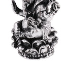 The Hue God Cottage Resin Seated Meditation Ganesha Buddha Statue Figurine -Copper