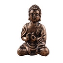 BUDDHA STATUE Hand-painted Resin Hindu Tribal God Meditation Buddha Statue -Copper