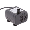 Black DC 12/24V 600L/H Ultra Quiet Brushless Motor Water Circulating Pump