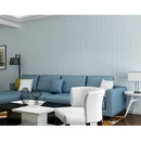 Light Blue Stripes Non-woven Fabric Wall stickers Hotel-Shop-Bedroom Decor TV Backdrop Paper