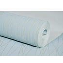 Light Blue Stripes Non-woven Fabric Wall stickers Hotel-Shop-Bedroom Decor TV Backdrop Paper