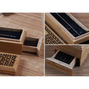 Japanese-Style Incense Stick Burner Holder Bamboo Tower Censer Ash Catcher