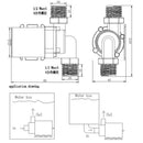 Ultra-quiet DC 12V 900L/H Brushless Motor Submersible Clean Pool Circulation Water Pump