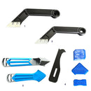2Pieces Corner Caulking Tool Kit Silicone Grout Sealant Remover Scraper Filler Smoother Finisher Cleaner Blue