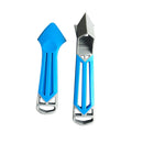 2Pieces Corner Caulking Tool Kit Silicone Grout Sealant Remover Scraper Filler Smoother Finisher Cleaner Blue