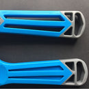 2Pieces Corner Caulking Tool Kit Silicone Grout Sealant Remover Scraper Filler Smoother Finisher Cleaner Blue