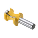 1/2'' Bullnose Cylinder Drill Milling Bits Cutter Woodworking Molding Tool