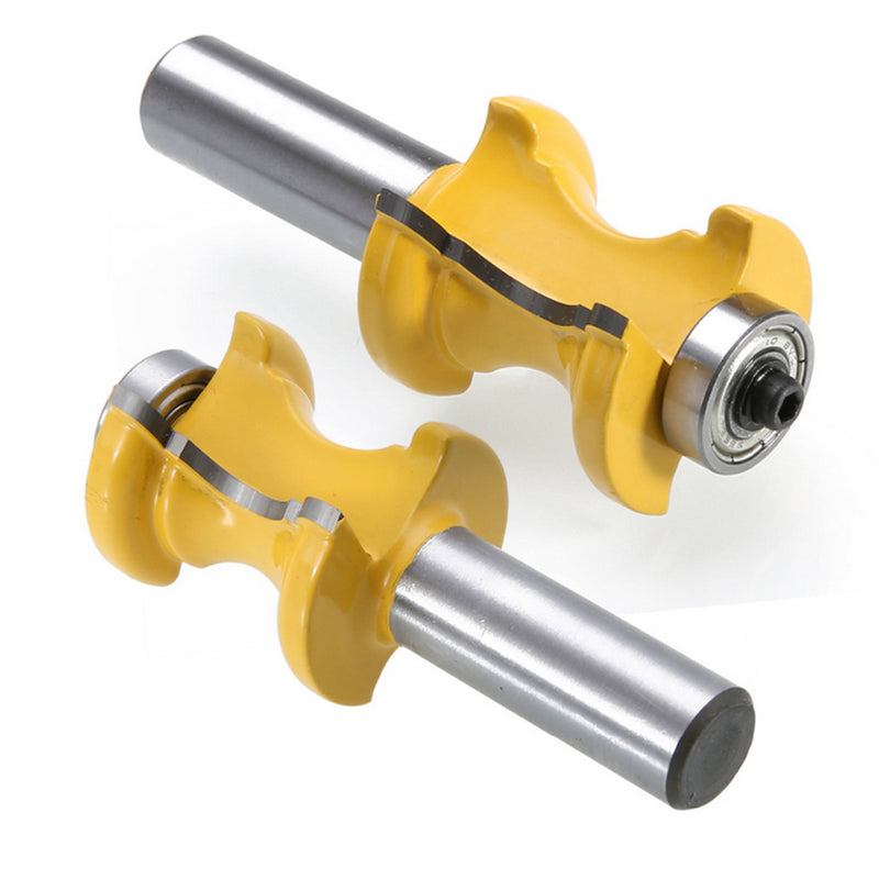 1/2'' Bullnose Cylinder Drill Milling Bits Cutter Woodworking Molding Tool
