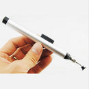 Silver Vacuum Sucking Pen IC SMD Easy Picker Up +3 Suction Headers Hand Tool