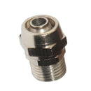 1/4'' Brass Barbed Air Fuel Gas Straight Hose Tube Threaded Pipe Fitting Coupler Connector