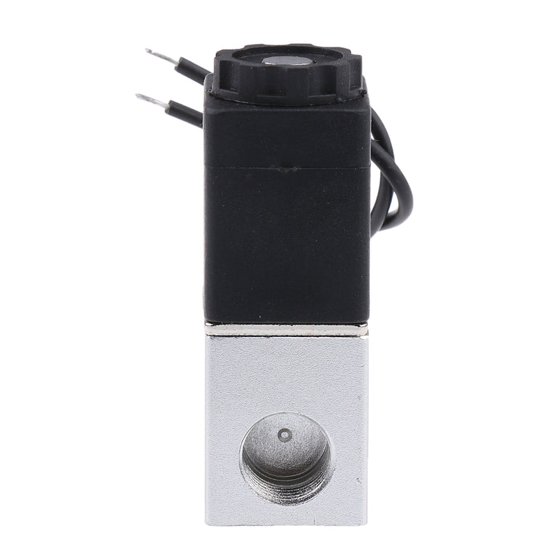1/4 inch 12V Normally Closed Pneumatic Aluminum Electric Solenoid Air Valve
