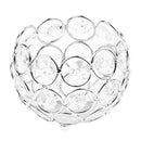 3'' Crystal Candle Holder Banquet Candlestick Tabletop Centerpiece -Silver