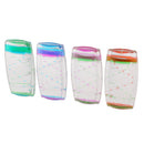 Creative Square Floating Oil Liquid Bubbler Motion Timer Hour Glass Ladder