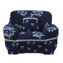 Fashionable Print Charms 1-Seater Sofa Covers Couch Protector Elastic Spandex Washable Slipcover Home Hotel Office Sofa Decor