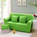 Fashionable 3-Seater Sofa Covers Couch Protector Elastic Spandex Washable Slipcover Home Hotel Office Sofa Decor Green