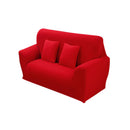 Fashionable 3-Seater Sofa Covers Couch Protector Elastic Spandex Washable Slipcover Home Hotel Office Sofa Decor Red