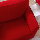 Fashionable 3-Seater Sofa Covers Couch Protector Elastic Spandex Washable Slipcover Home Hotel Office Sofa Decor Red