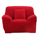 Fashionable 1-Seater Sofa Covers Couch Protector Elastic Spandex Washable Slipcover Home Hotel Office Sofa Decor Red