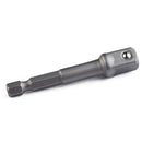 Socket Bit Adapter Drill Nut Driver 1/4" 3/8" 1/2" Power Extension Bar Set