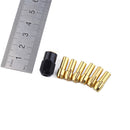 6 Pieces Drill Chuck Brass Mini Electric Bit Collets with Brass Screw Adapter