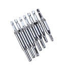 7 Pieces HSS Self Centering Door Cabinet Hinge Twist Wood Drill Bit Hex Hank