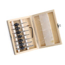 7 Pieces HSS Tapered Drill & Countersink Bit Wood Hole DIY Tool Woodworking