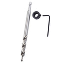 New Hex Shank Bit Woodworking Oblique Hole Spotting Drill Ring Locator 9.5mm